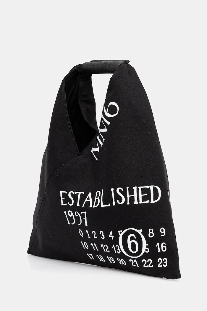 Bavlněná kabelka MM6 Maison Margiela SB6WD0013.P7260 černá SS25