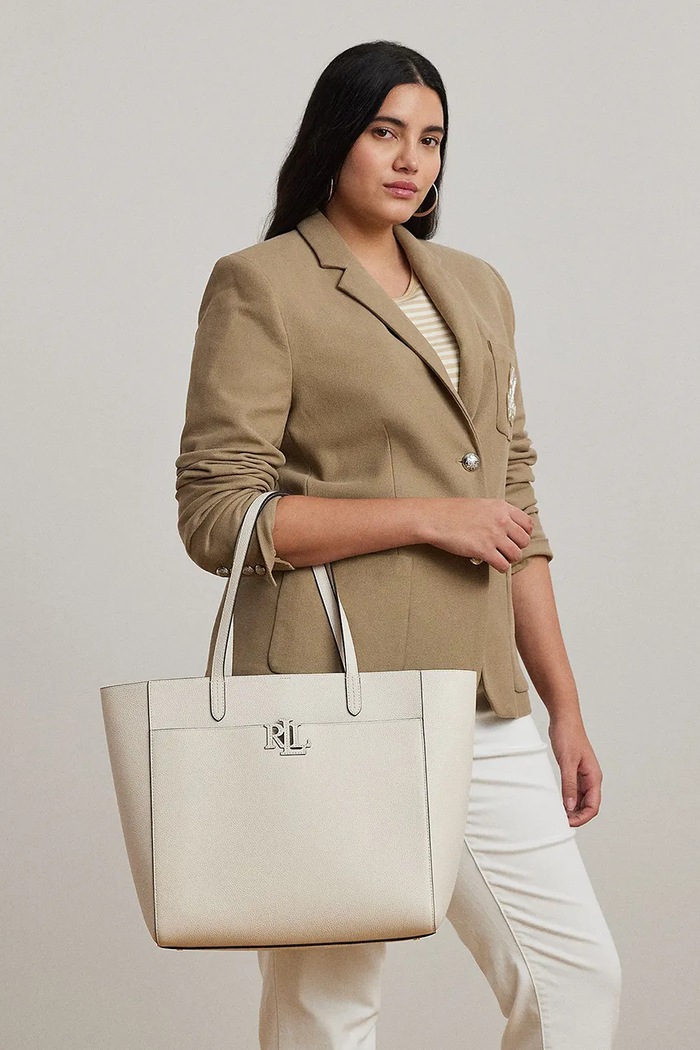 Kožená kabelka Lauren Ralph Lauren 431960183