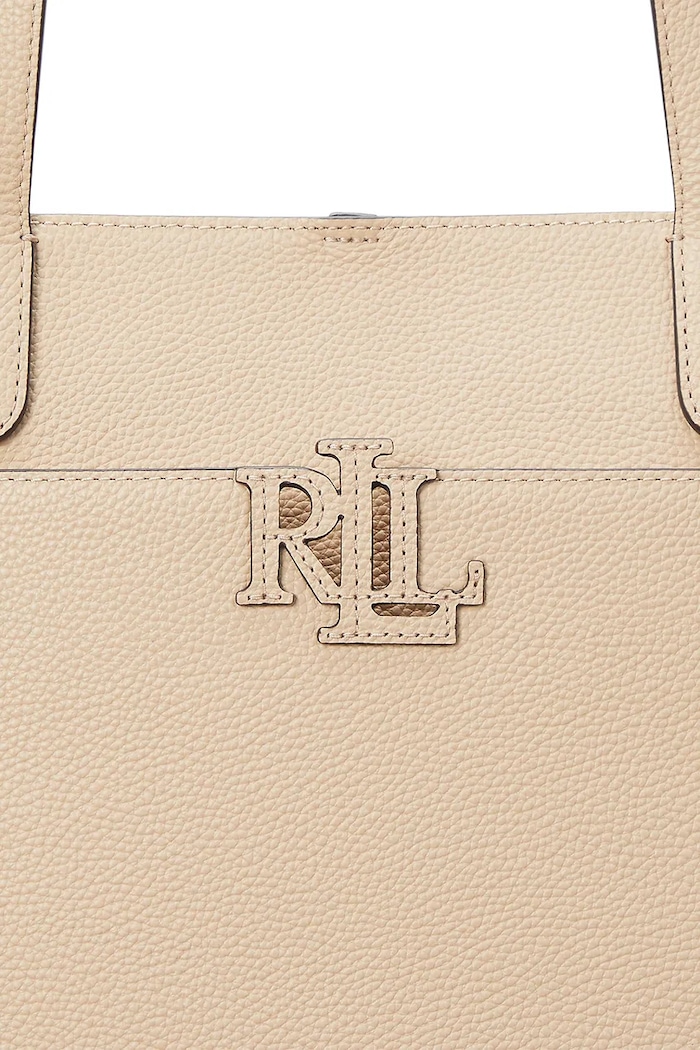 Lauren Ralph Lauren torebka skórzana 431960183 beżowy