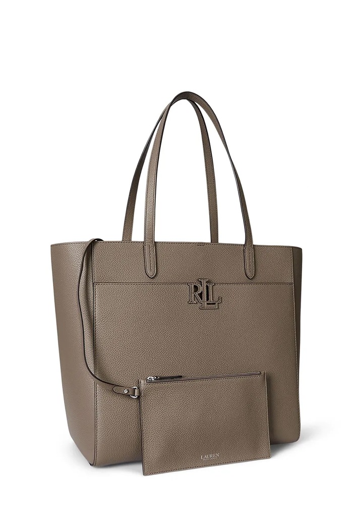 Kožená kabelka Lauren Ralph Lauren 431960183 hnedá AW25