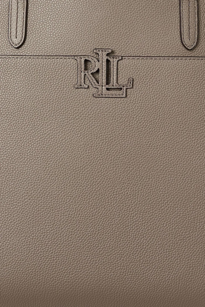 Kožená kabelka Lauren Ralph Lauren 431960183 hnedá