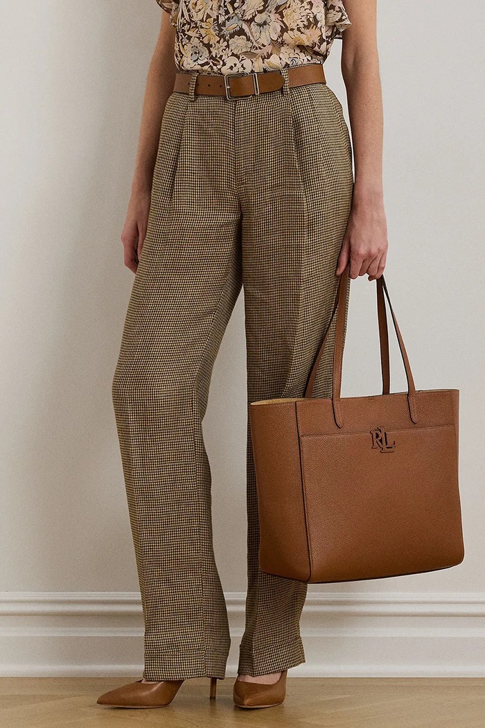 Δερμάτινη τσάντα Lauren Ralph Lauren 431960183