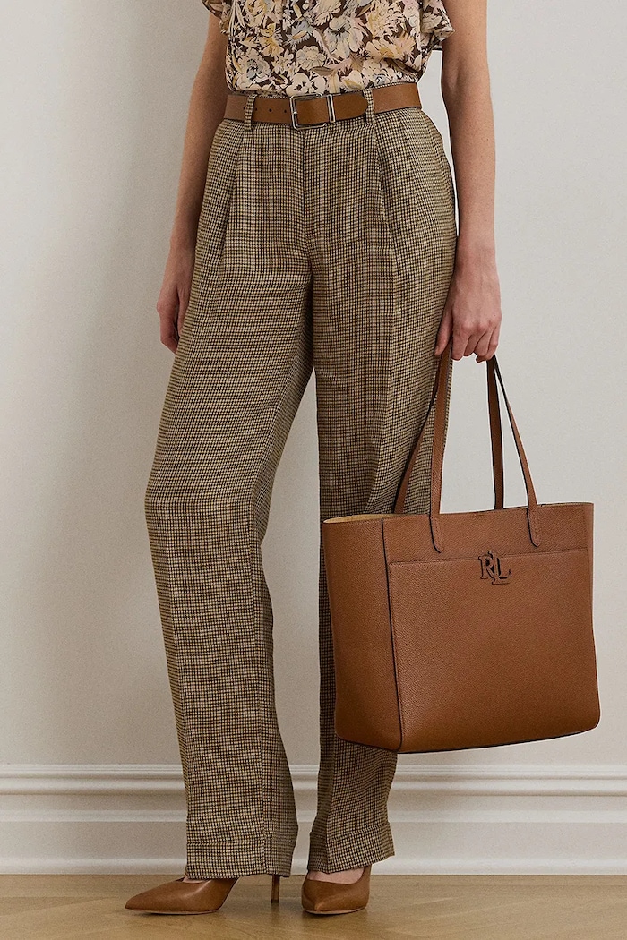 Δερμάτινη τσάντα Lauren Ralph Lauren 431960183