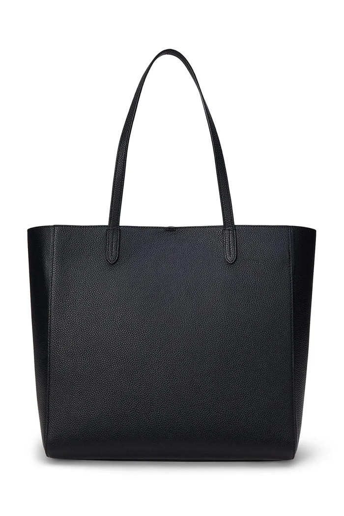 Kožená kabelka Lauren Ralph Lauren 431960183 černá AW25