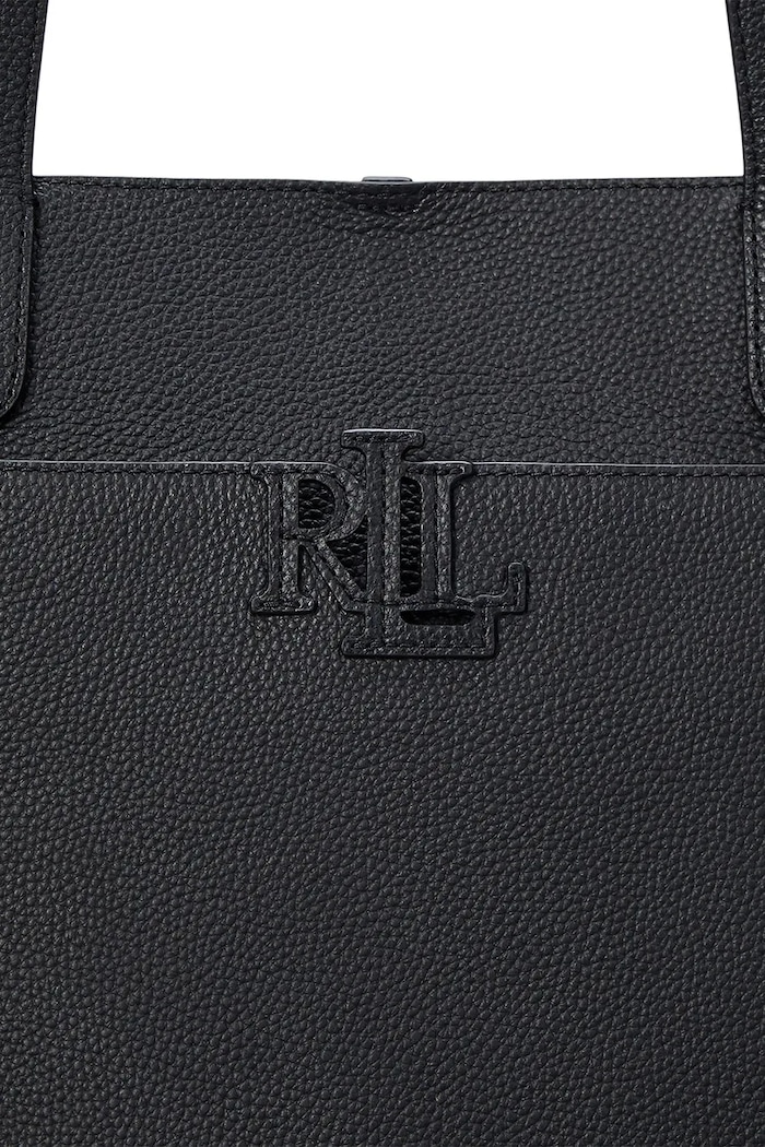 Kožená kabelka Lauren Ralph Lauren 431960183 černá