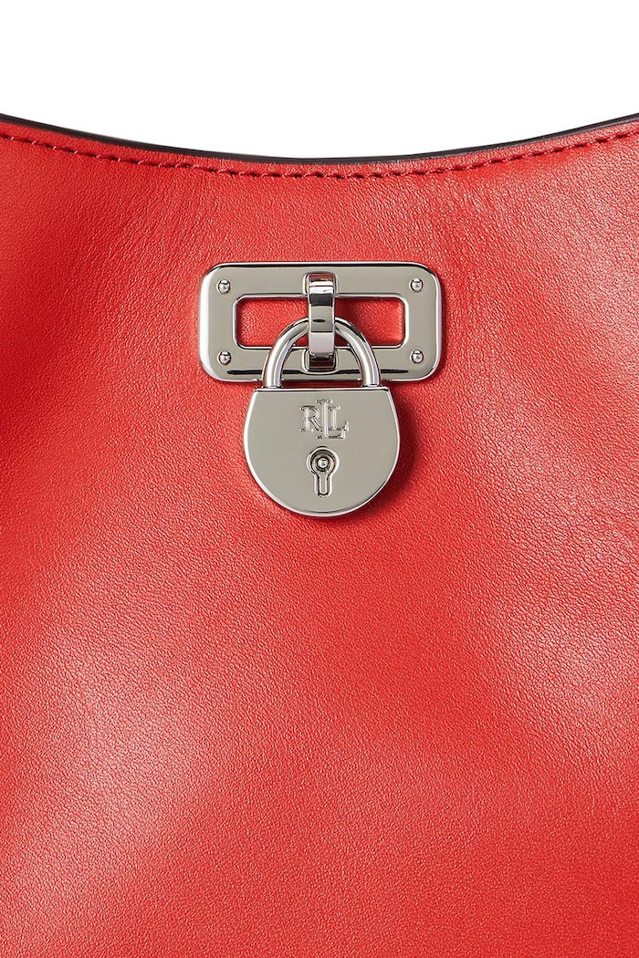 Lauren Ralph Lauren geantă de piele 431966750 portocaliu