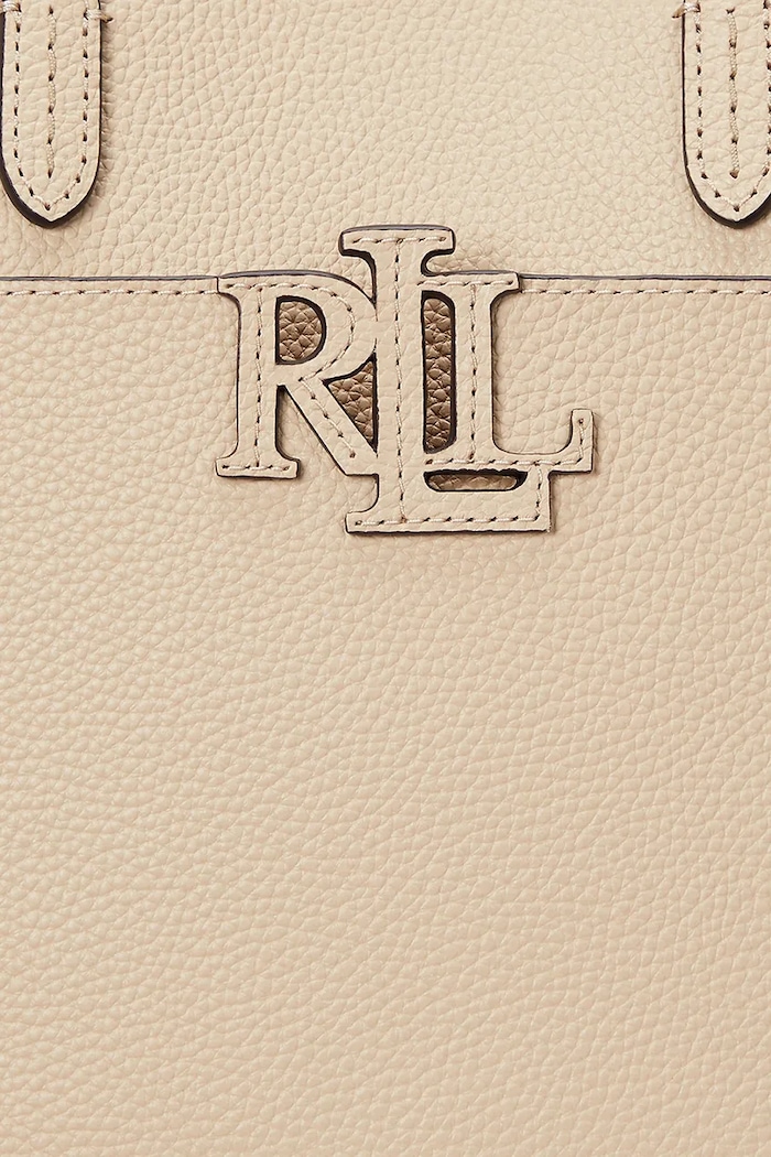 Lauren Ralph Lauren torebka skórzana 431966760 beżowy