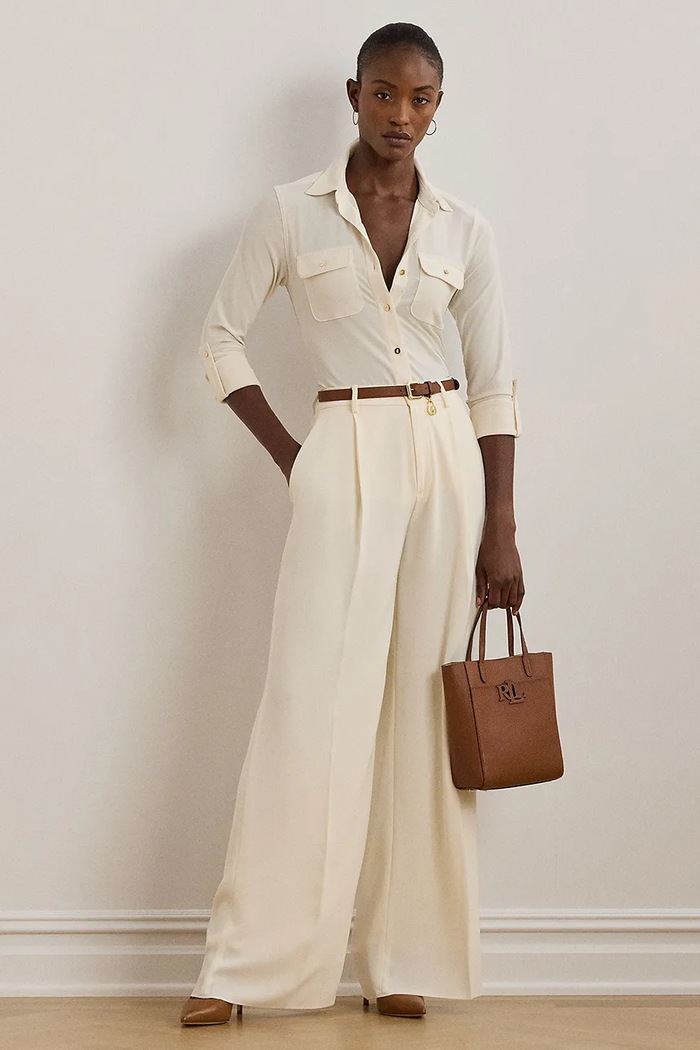 Kožená kabelka Lauren Ralph Lauren 431966760
