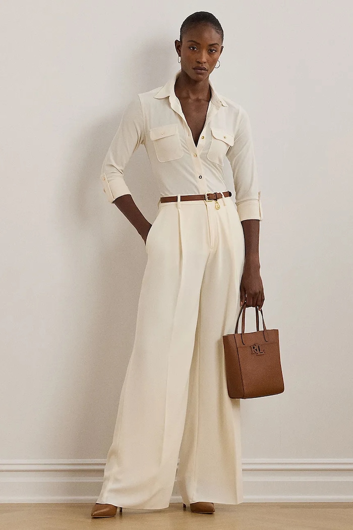 Kožená kabelka Lauren Ralph Lauren 431966760