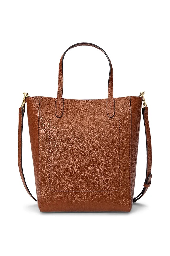 Kožená kabelka Lauren Ralph Lauren 431966760 hnedá SS26