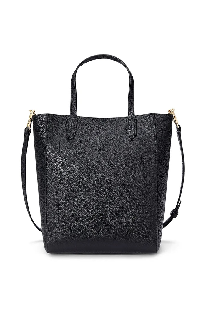 Кожена чанта Lauren Ralph Lauren 431966760 черен SS26
