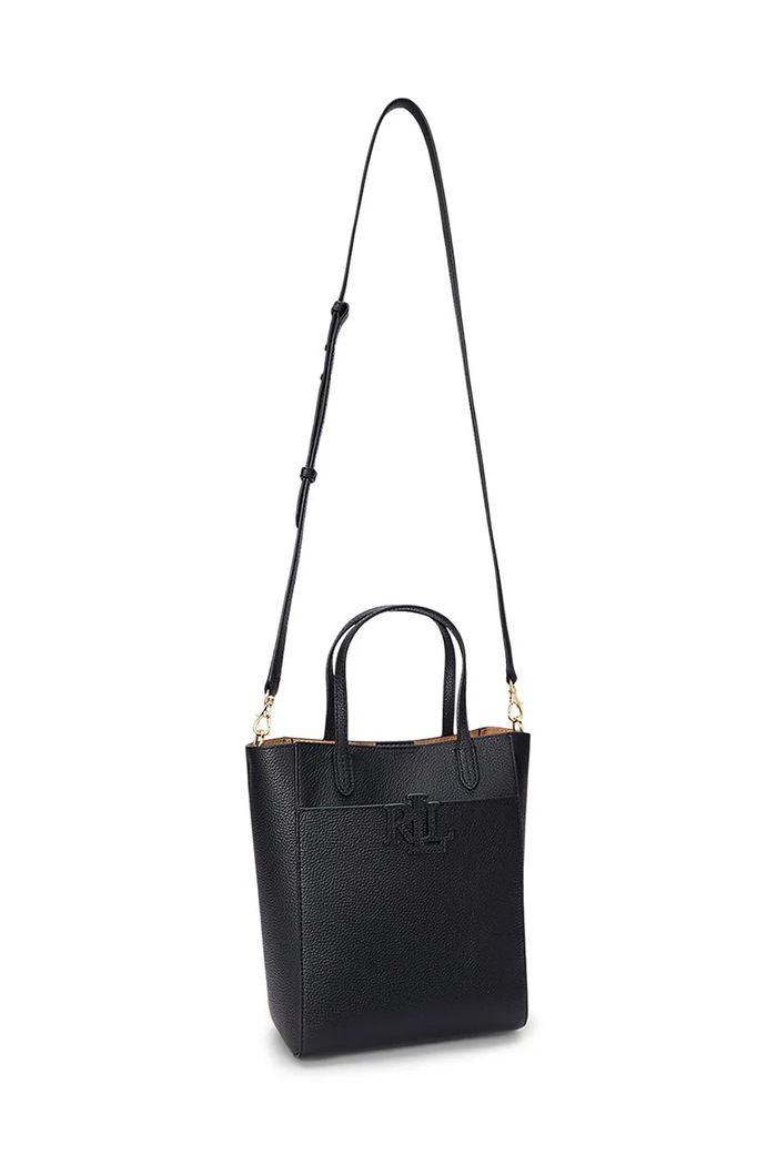 Аксесоари Кожена чанта Lauren Ralph Lauren 431966760 черен