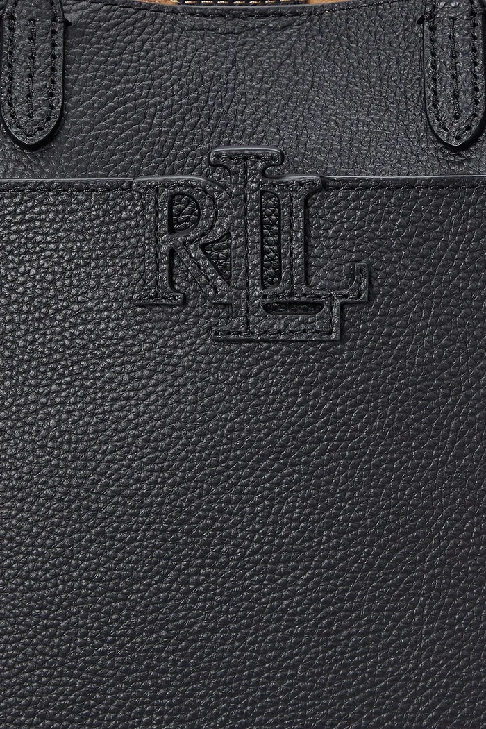 Кожена чанта Lauren Ralph Lauren 431966760 черен