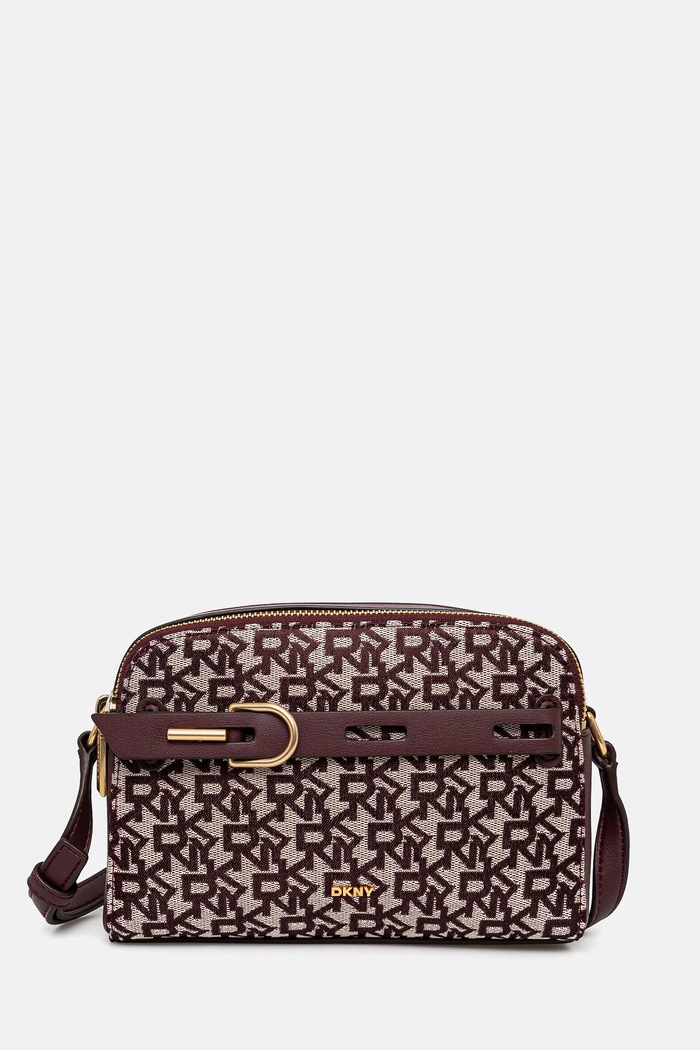 Kabelka Dkny textilní burgundské R44EFI69