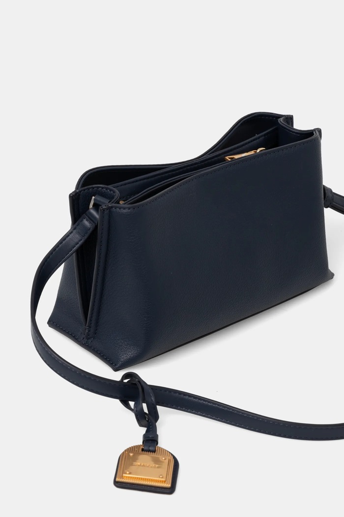 Akcesoria DKNY torebka crossbody damska skórzana R44E1I54 granatowy