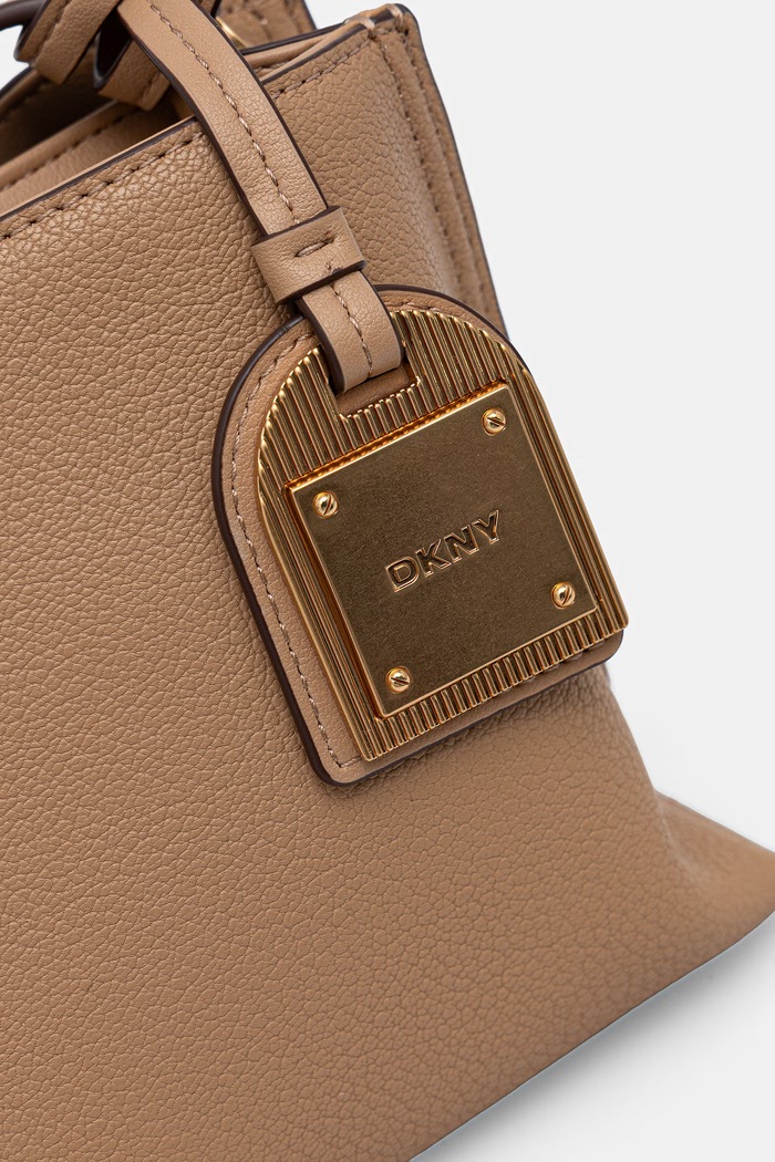 Akcesoria DKNY torebka crossbody damska skórzana R44E1I54 beżowy