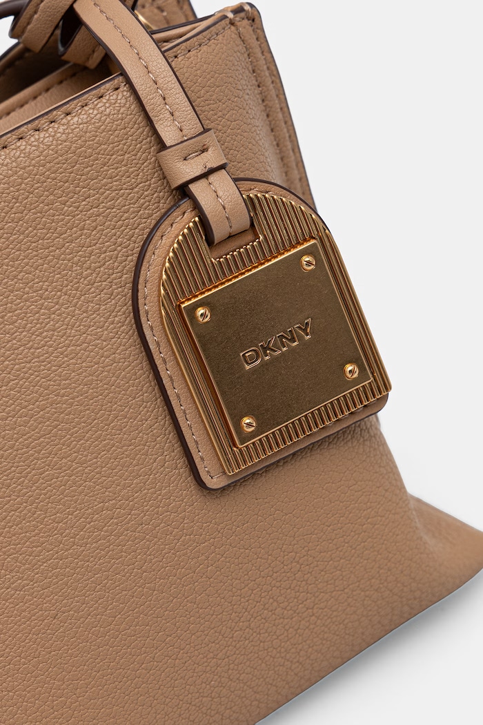Akcesoria DKNY torebka crossbody damska skórzana R44E1I54 beżowy