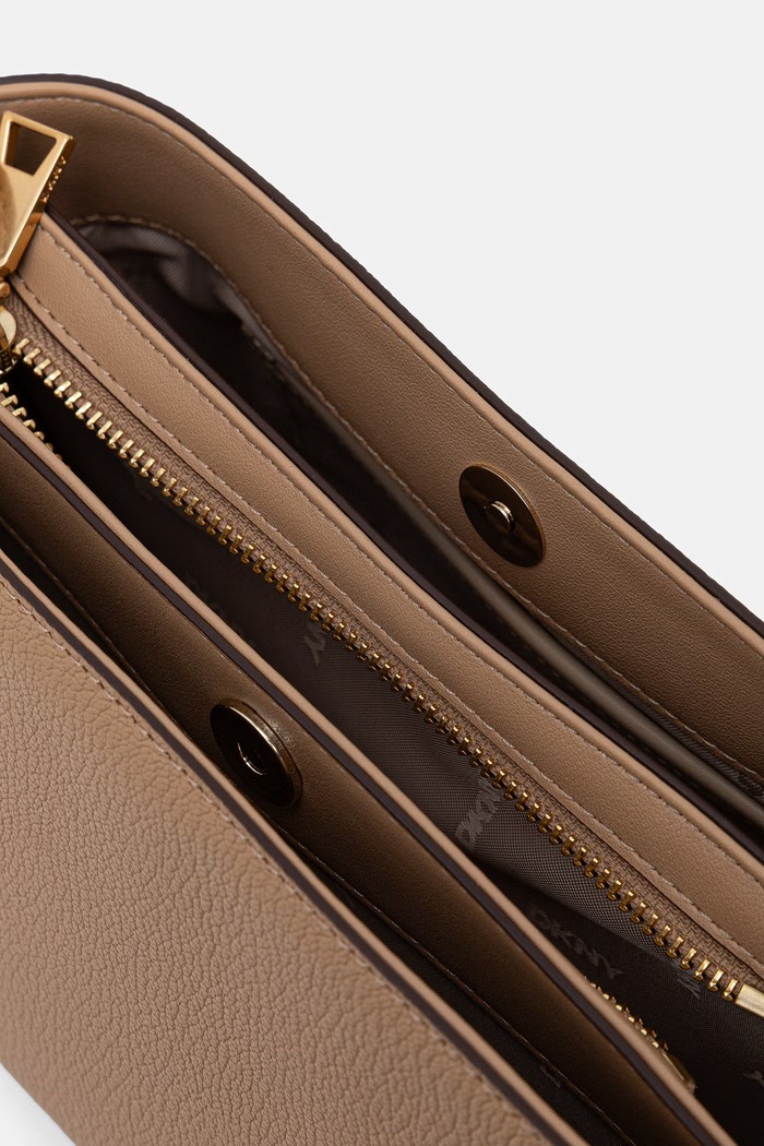 DKNY torebka crossbody damska skórzana R44E1I54 beżowy