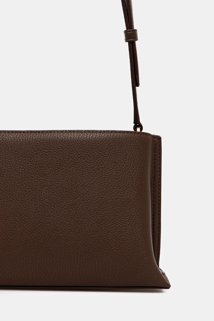 Accesorii DKNY geantă crossbody pentru femei din piele R44E1I54 maro