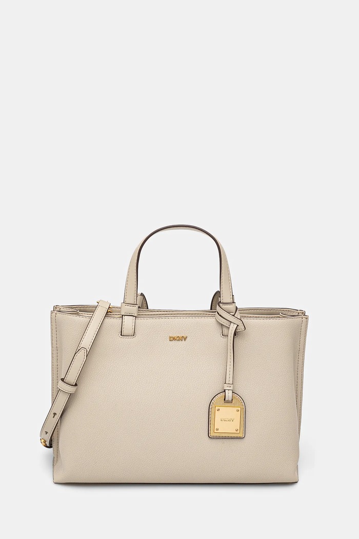 DKNY Geantă crossbody pentru femei, din piele ALYA bej R44D1I53