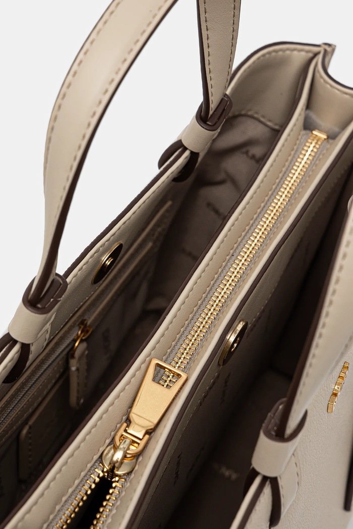Geantă crossbody pentru femei, din piele ALYA DKNY bej R44D1I53