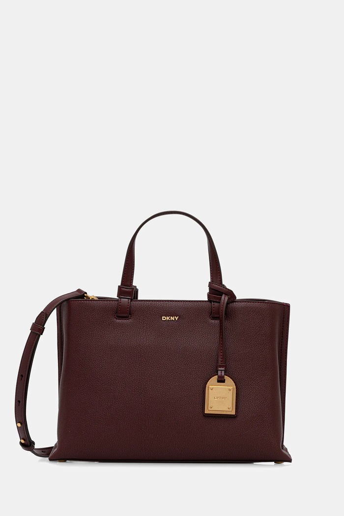 DKNY Geantă crossbody pentru femei, din piele ALYA uni rosu R44D1I53
