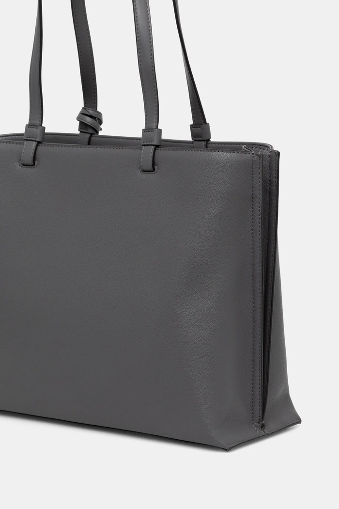 Doplňky DKNY Kožená kabelka Dkny R44A1I52 šedá