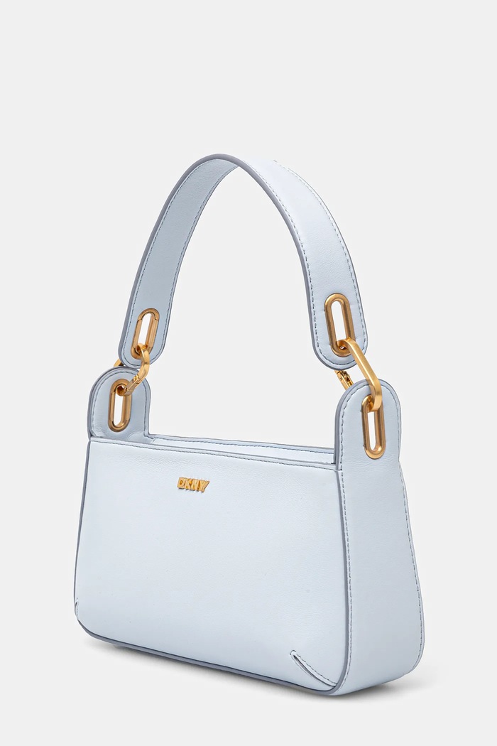DKNY Poseta de piele R44EKI56 albastru SS25
