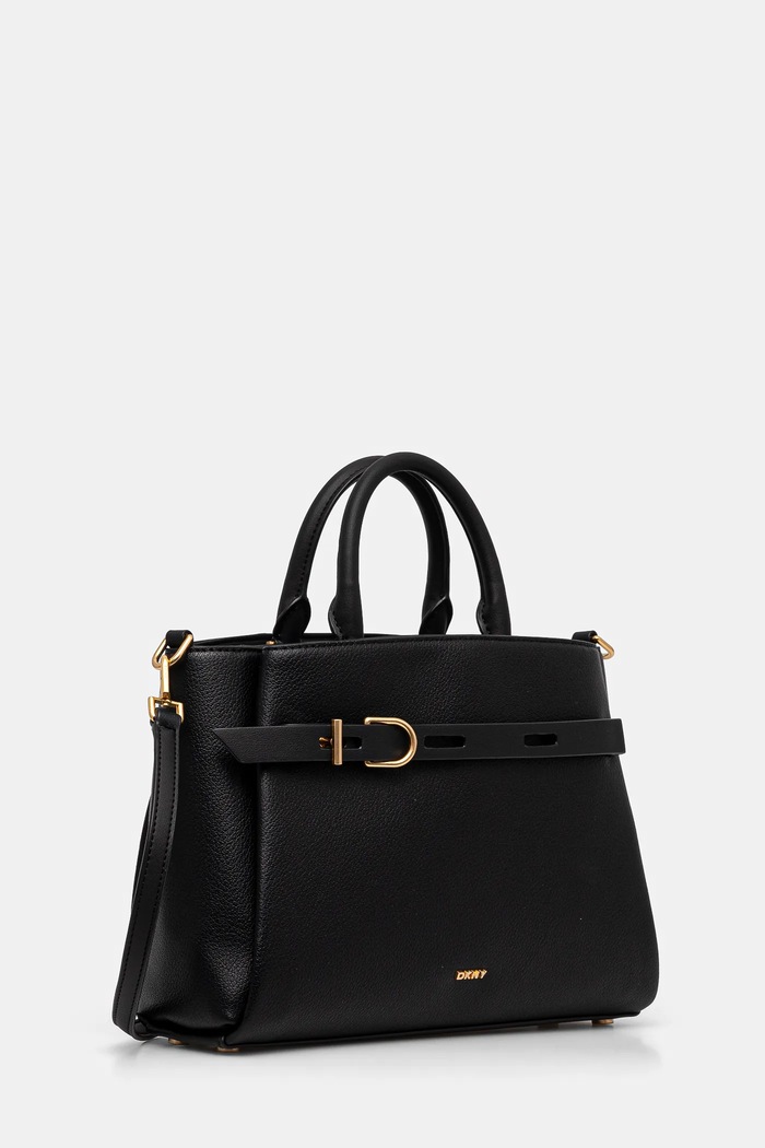 DKNY Kožená kabelka Dkny R44DAI68 černá SS25