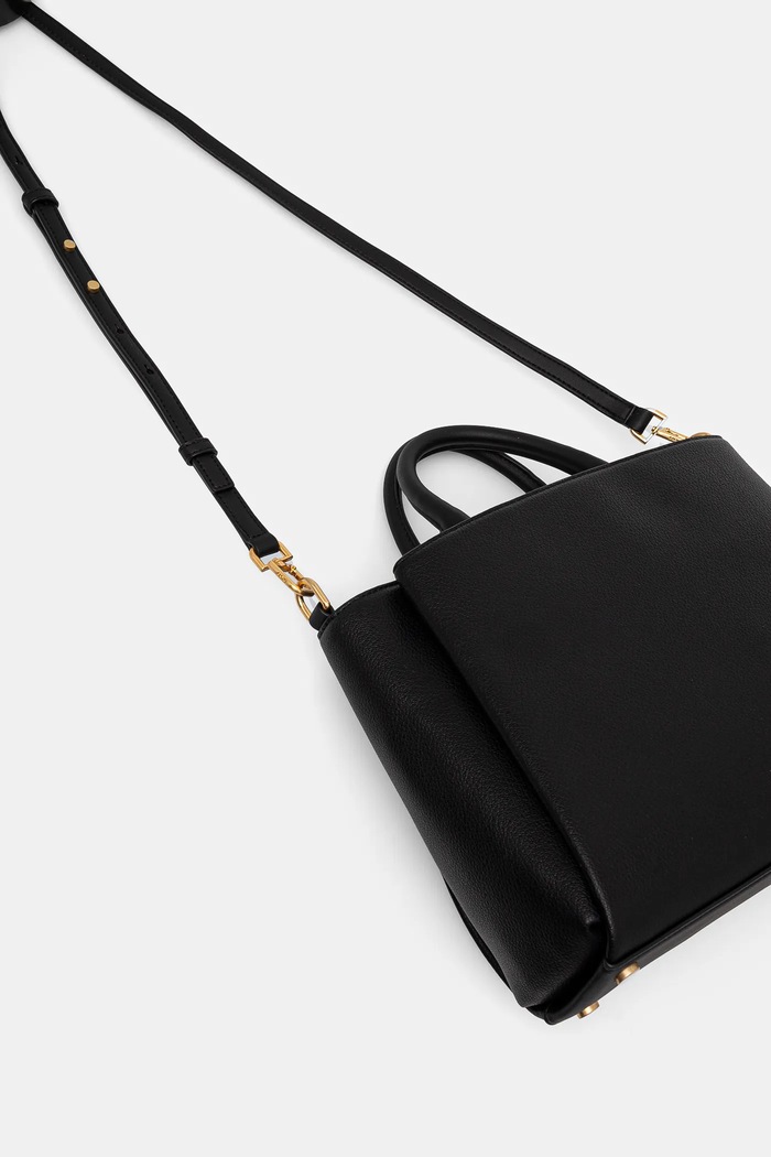 Doplňky DKNY Kožená kabelka Dkny R44DAI68 černá