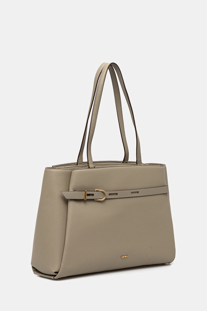 Dkny torebka skórzana R44AAI67 beżowy SS25