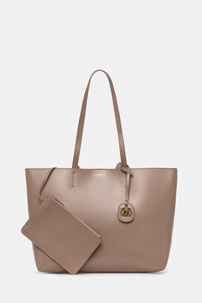 Kabelka Kurt Geiger London přírodní kůže hnědá 3601447109