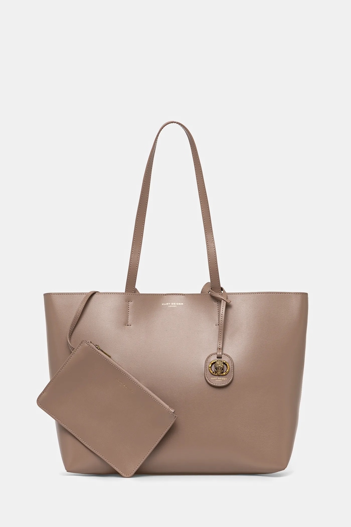 Kabelka Kurt Geiger London přírodní kůže hnědá 3601447109