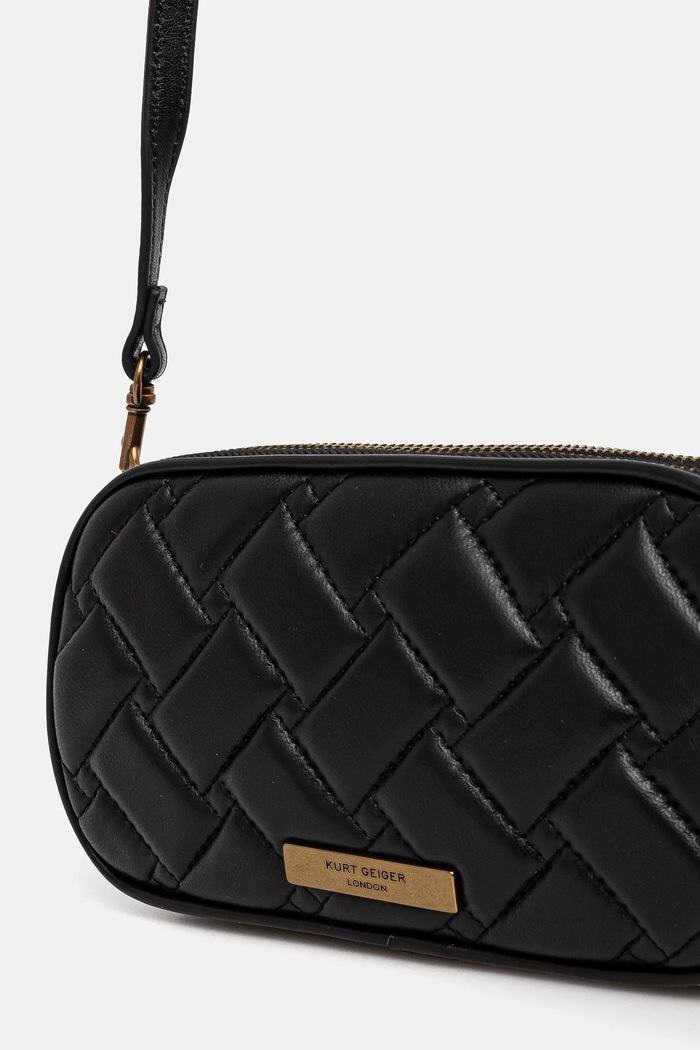 Kurt Geiger London torebka skórzana czarny 4026500109