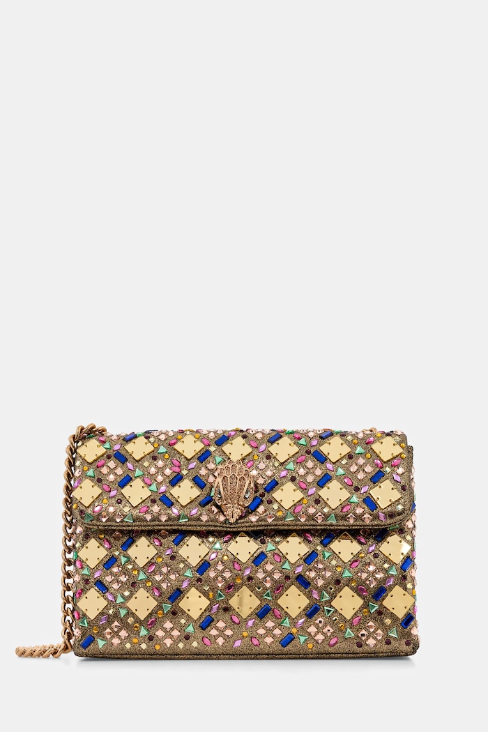 Kabelka Kurt Geiger London nášivka zlatá 627966609