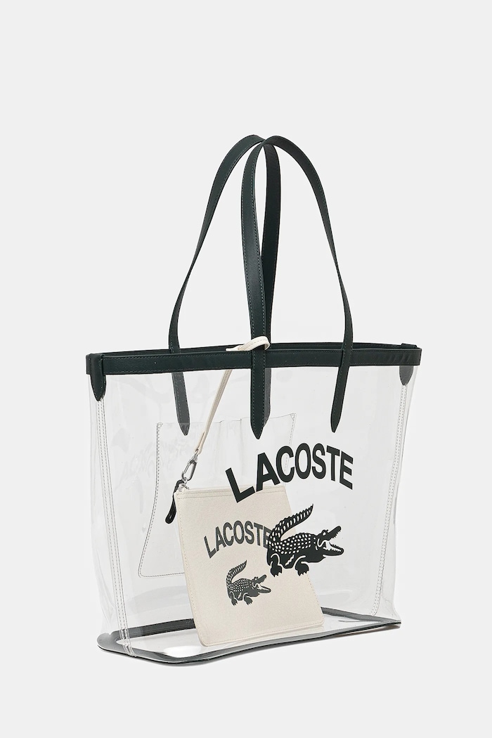 Τσάντα Lacoste NF4930AS λευκό SS25