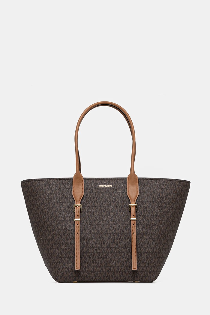 Τσάντα MICHAEL Michael Kors απομίμηση λείου δέρματος καφέ 30R5G9OT7B