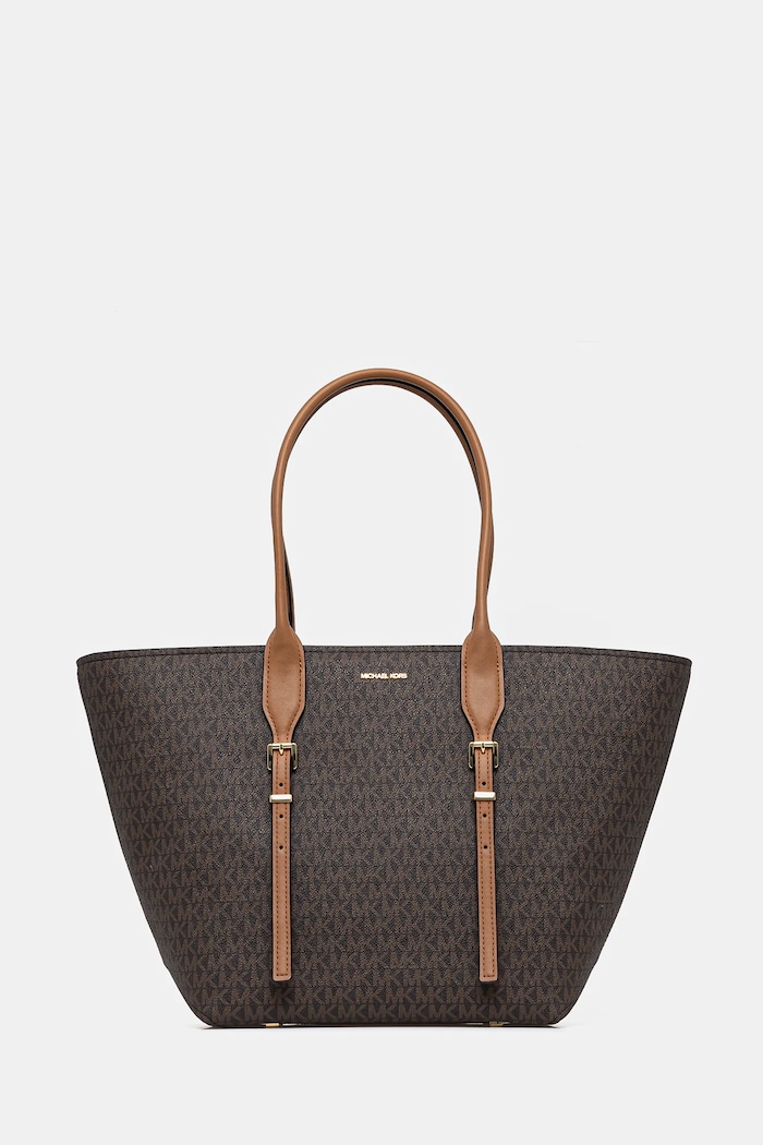 Τσάντα MICHAEL Michael Kors απομίμηση λείου δέρματος καφέ 30R5G9OT7B