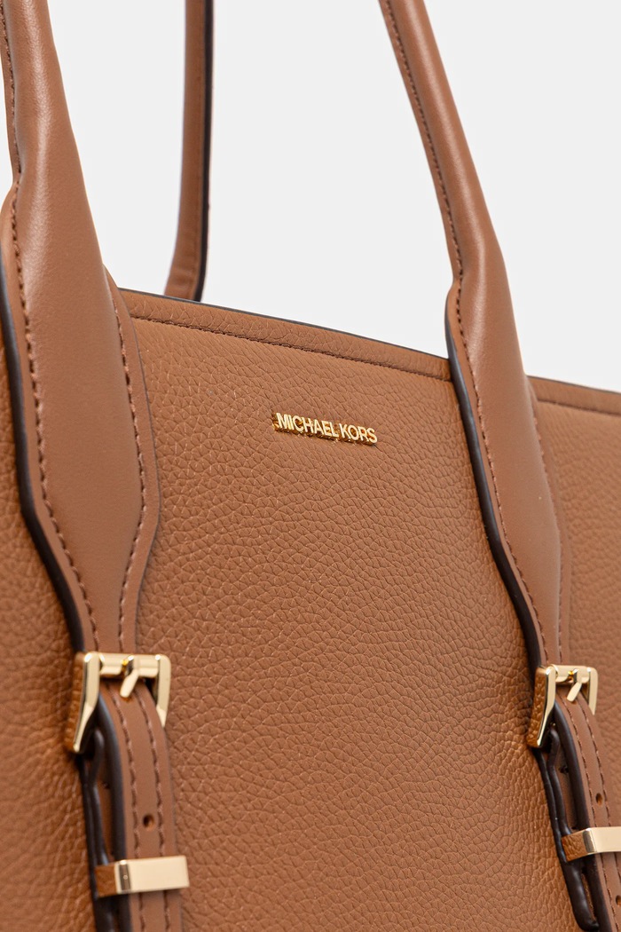 Δερμάτινη τσάντα MICHAEL Michael Kors καφέ 30R5G9OT7L