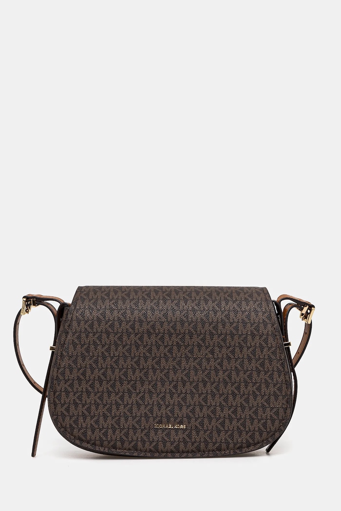 Kabelka MICHAEL Michael Kors usňová koža hnedá 30R5GL0M2B
