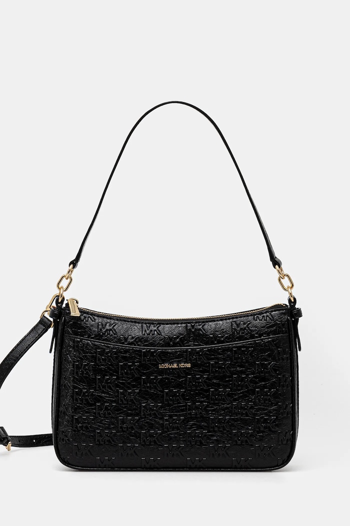 Torba MICHAEL Michael Kors imitacija zrnate kože crna 32R5GJ6C6L