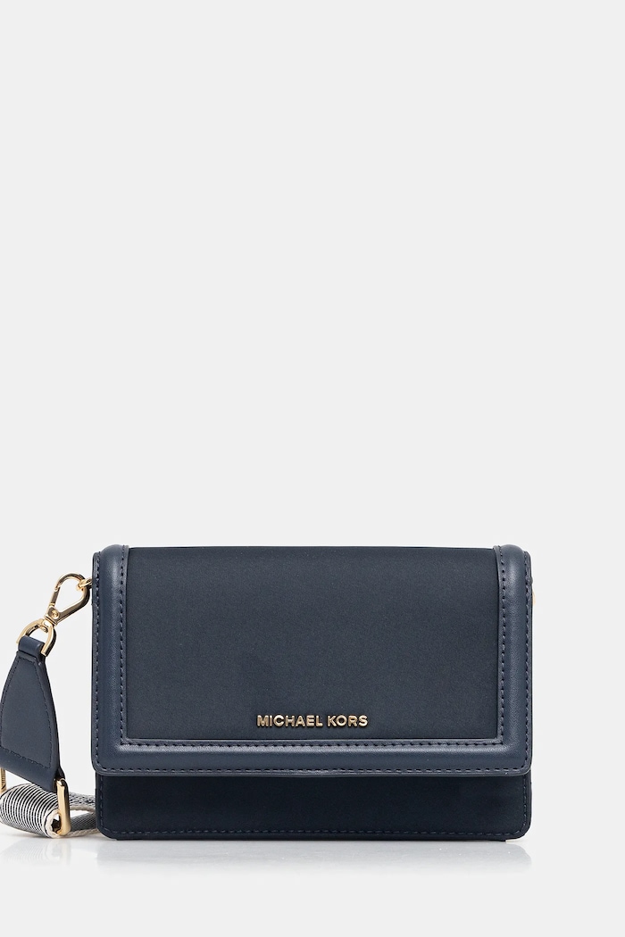 Τσάντα MICHAEL Michael Kors υφασμάτινο σκούρο μπλε 32F3GJ6C1I