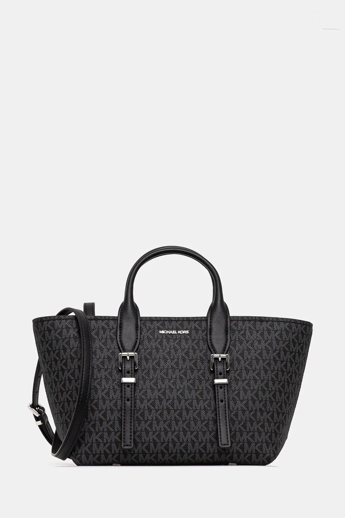 Τσάντα MICHAEL Michael Kors απομίμηση λείου δέρματος μαύρο 30R5S9OS1V