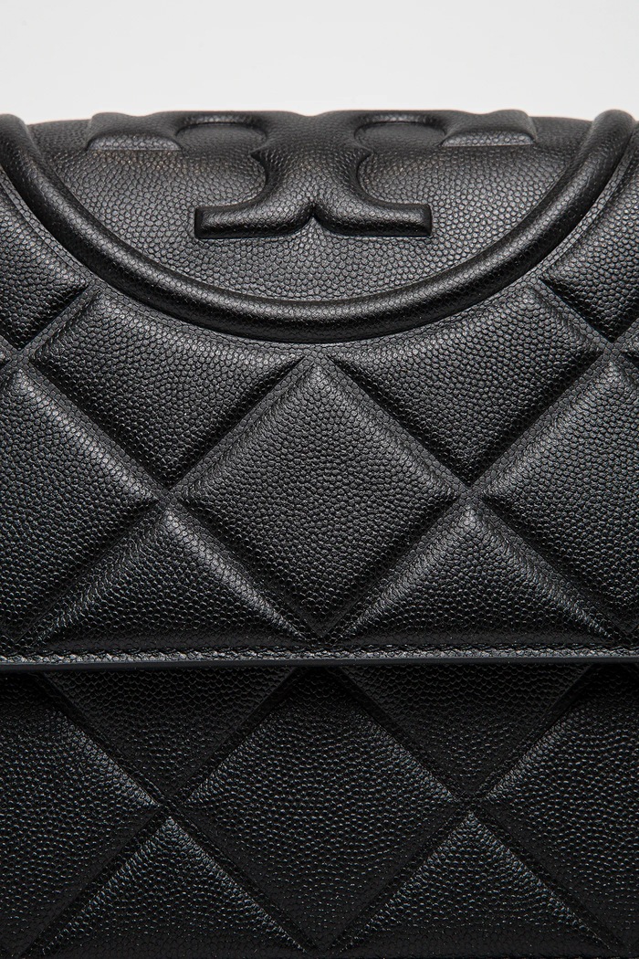 Tory Burch torebka Fleming Soft Grain czarny 169791.001