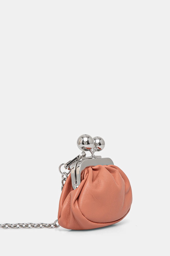 Weekend Max Mara kopertówka skórzana 2515721014600 różowy SS25