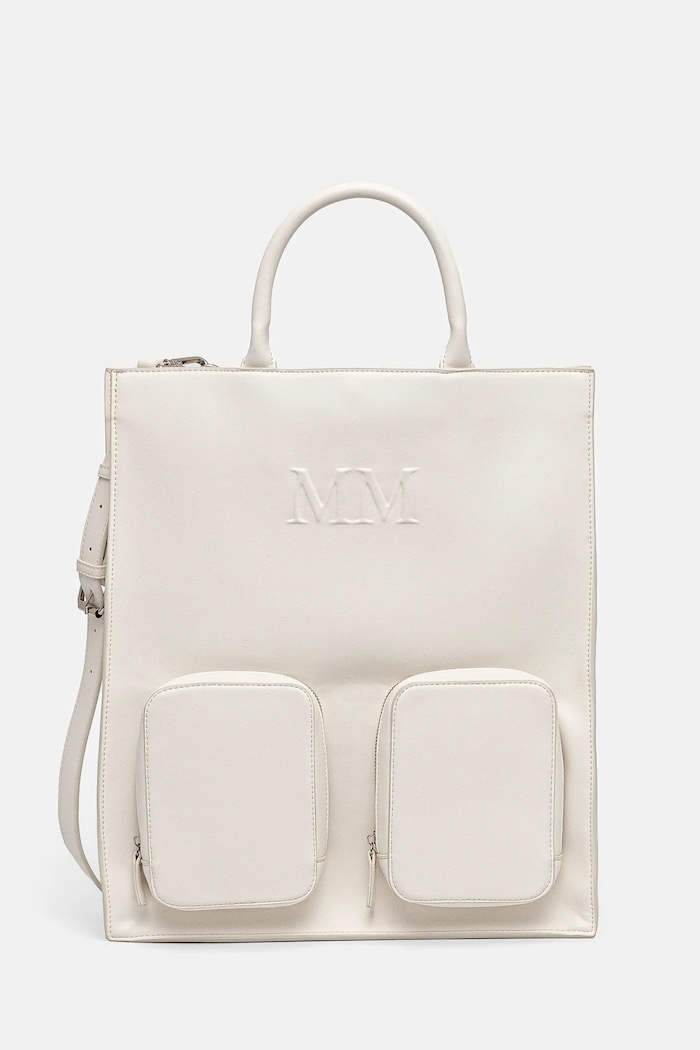MM by Max Mara geantă uni alb 2516511017600