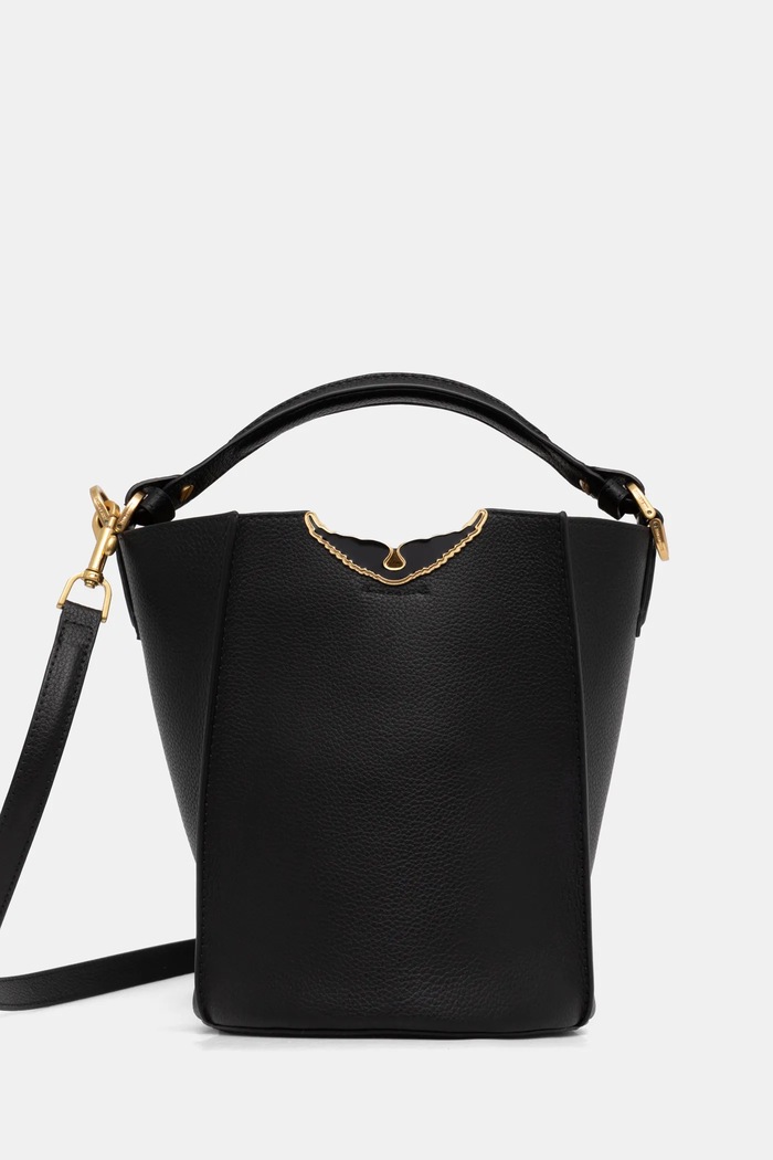 Kabelka ZADIG&VOLTAIRE přírodní kůže černá LWBA02494.19W.001