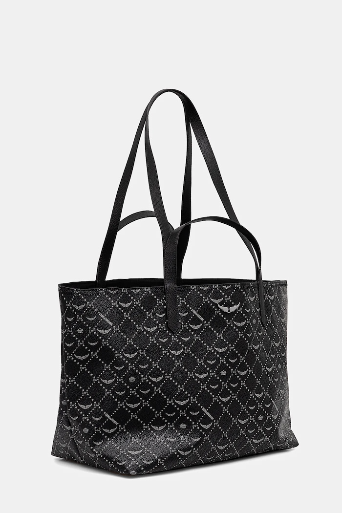 Kabelka ZADIG&VOLTAIRE Z SHOPPER XL MONOGRAM LWBA03803.1 černá AA00