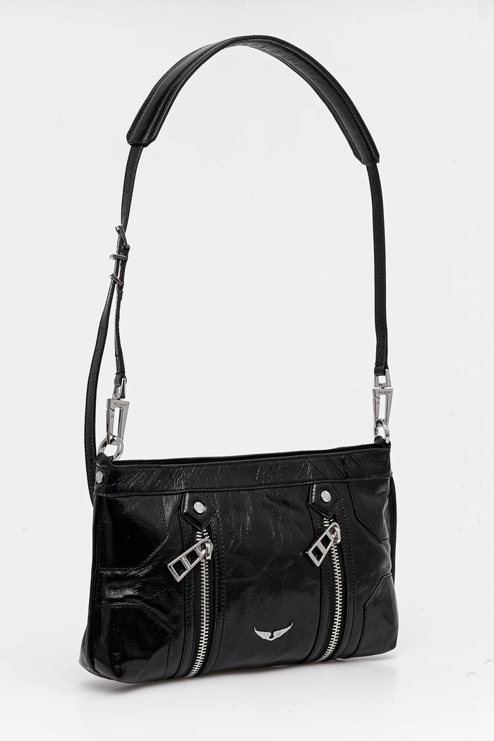 Kabelka ZADIG&VOLTAIRE SUNNY MOODY VINTAGE PATENT LWBA03891.1 černá AA00