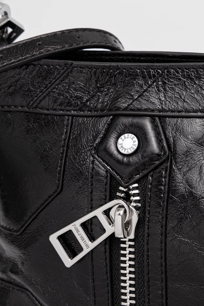 Kabelka ZADIG&VOLTAIRE SUNNY MOODY VINTAGE PATENT černá LWBA03891.1